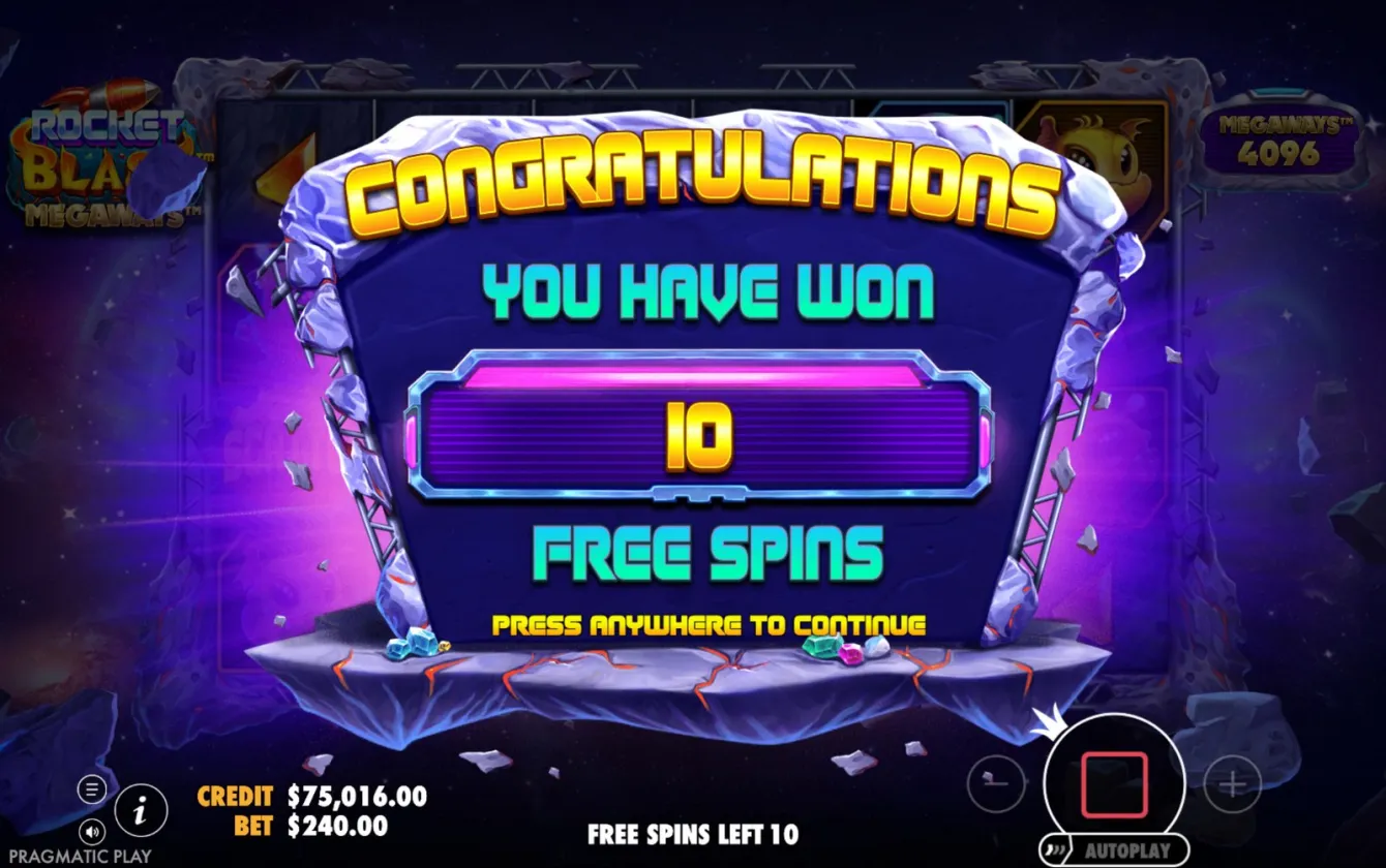 Rocket Blast Megaways Slot