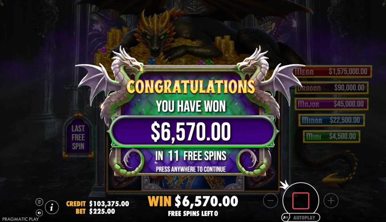 Sleeping Dragon Ultra Dark Slot