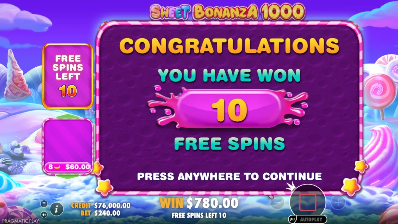Sweet Bonanza 1000 Slot