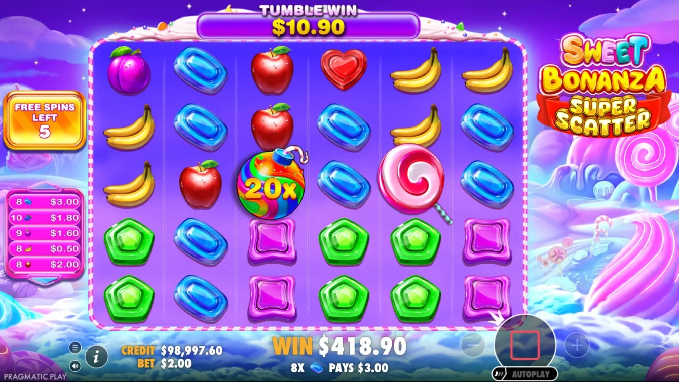 Sweet Bonanza Super Scatter Slot