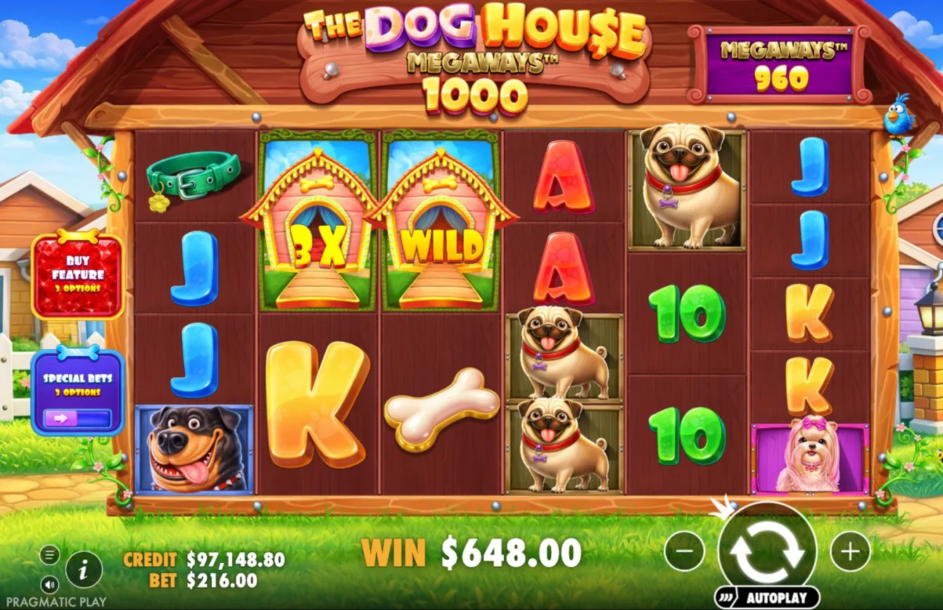 The Dog House Megaways 1000 Slot