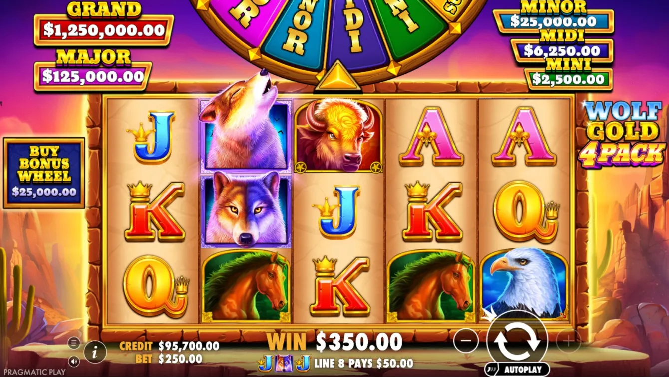 Wolf Gold 4 Pack Slot