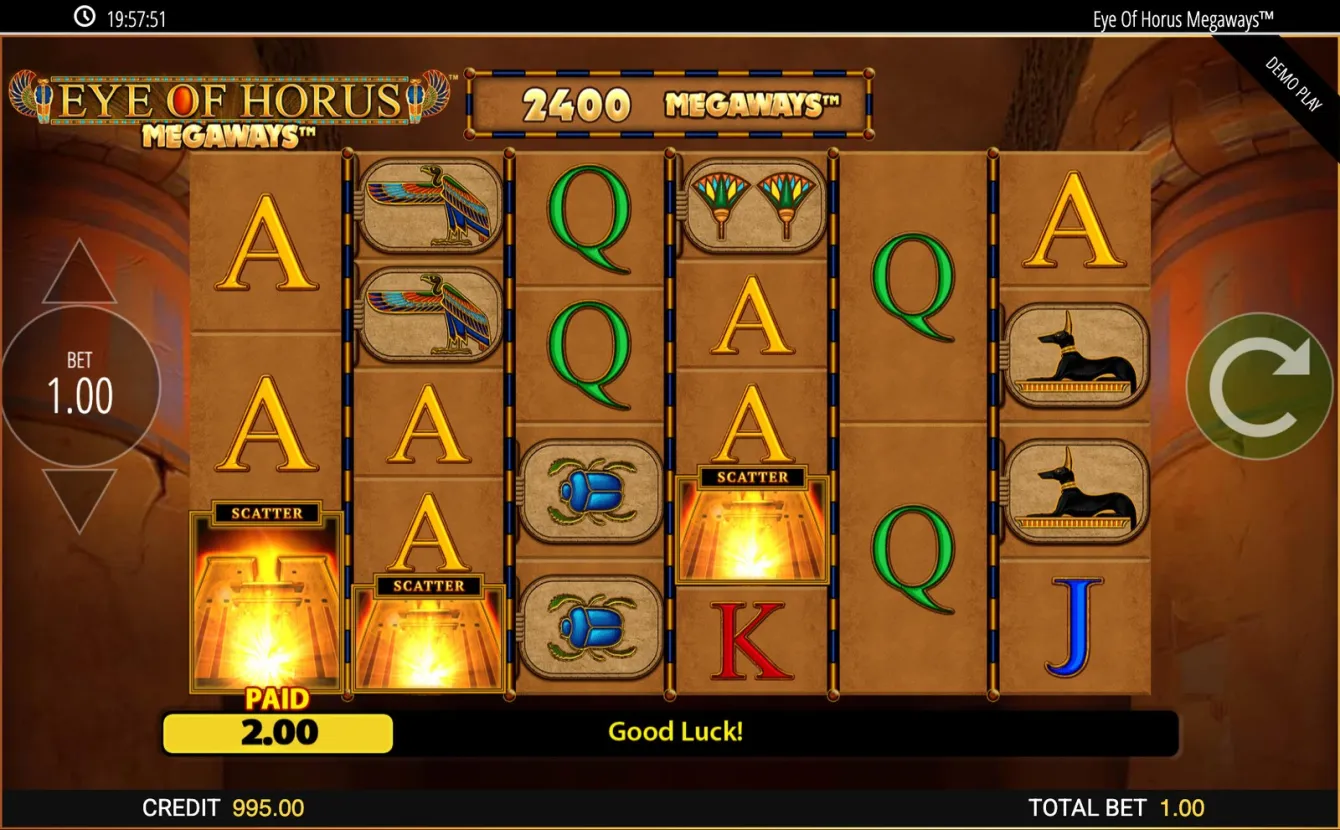 Eye of Horus Megaways Slot