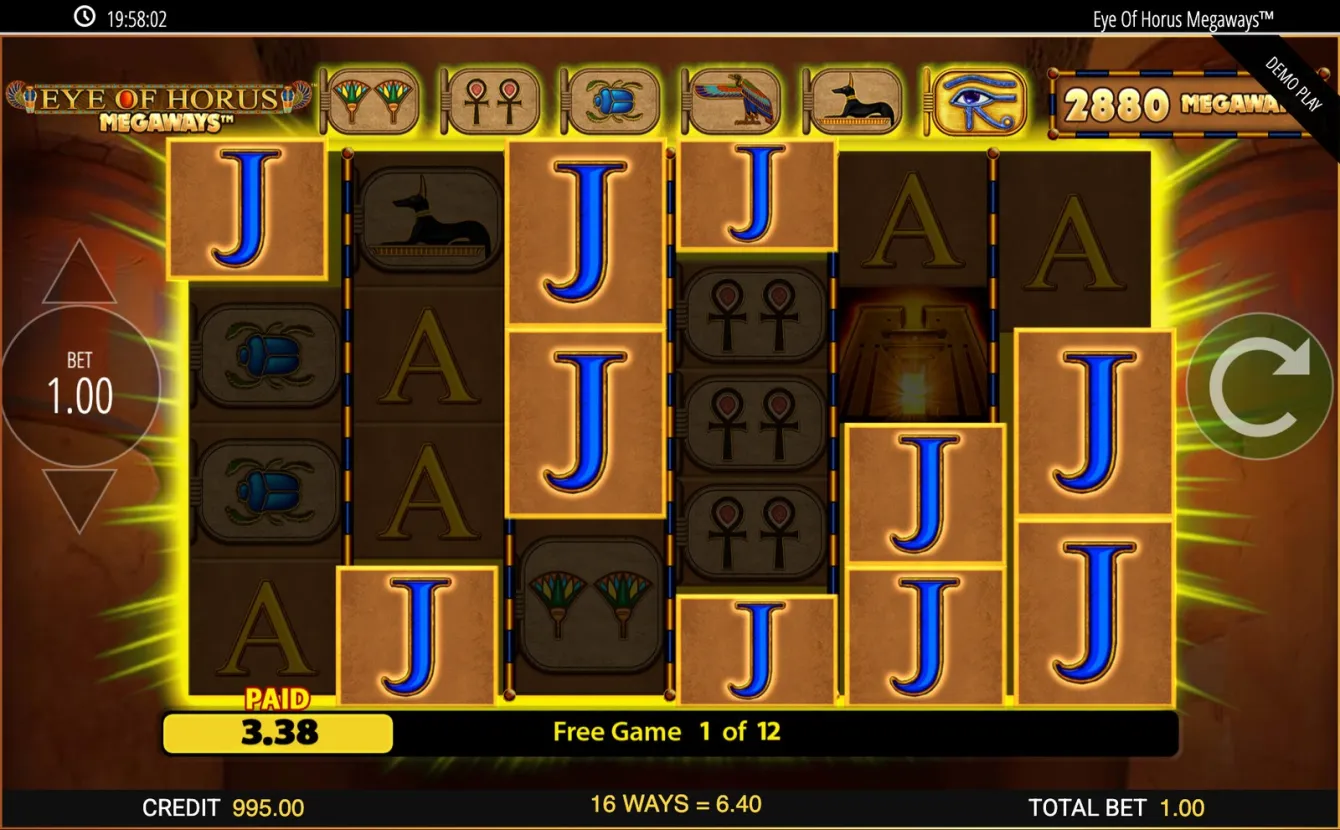 Eye of Horus Megaways Slot
