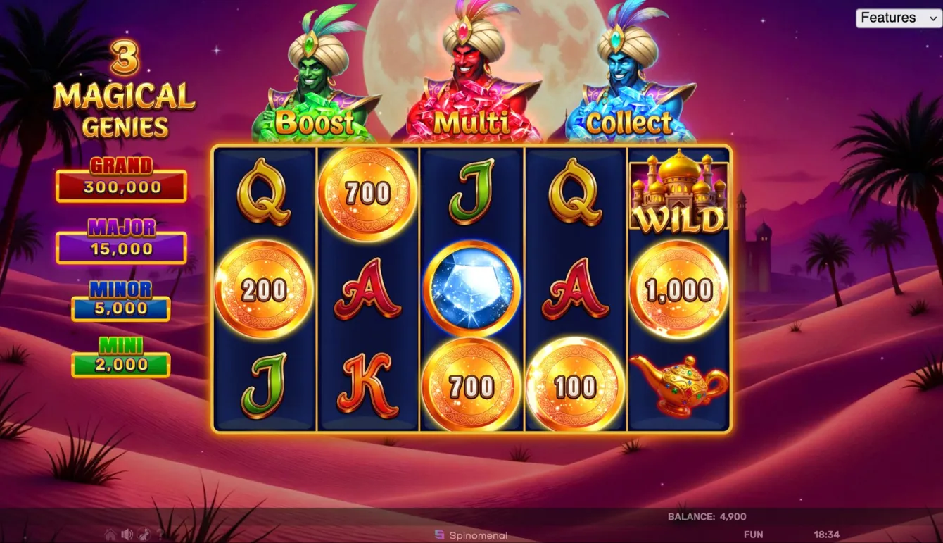 3 Magical Genies Slot