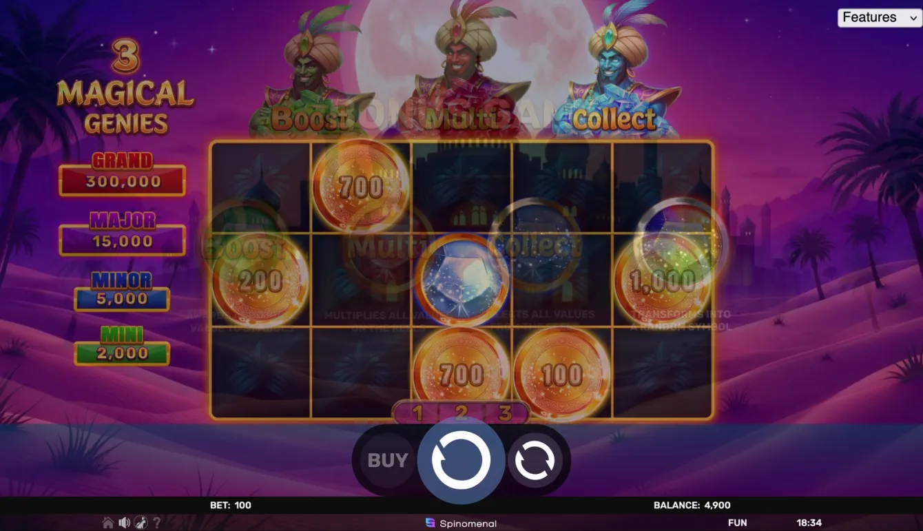 3 Magical Genies Slot