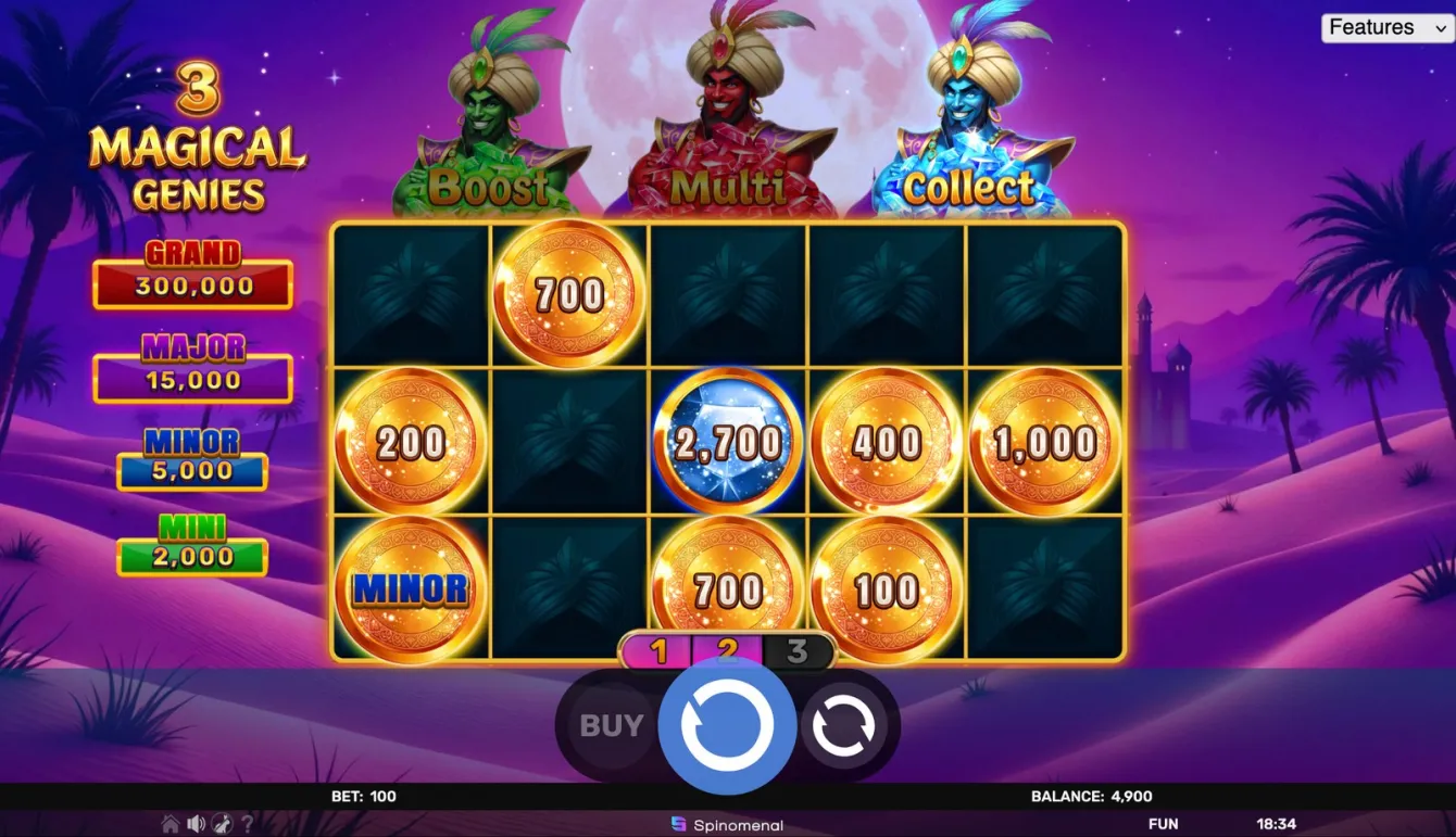3 Magical Genies Slot