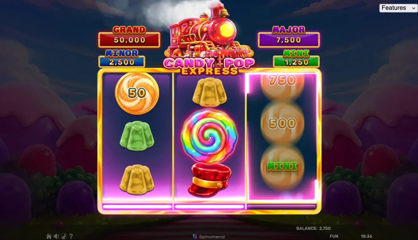 Candy Pop Express - Hold &amp; Hit 3x3 Slot