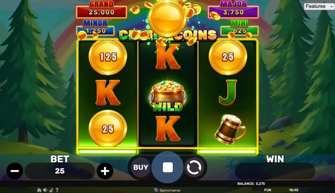 Celtic Coins - Hold &amp; Hit 3x3 Slot