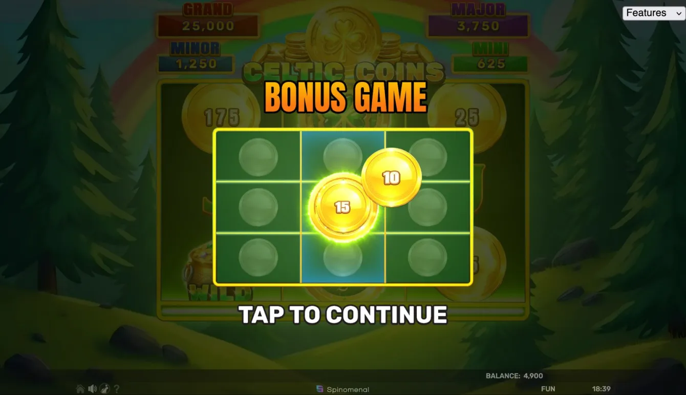 Celtic Coins - Hold &amp; Hit 3x3 Slot