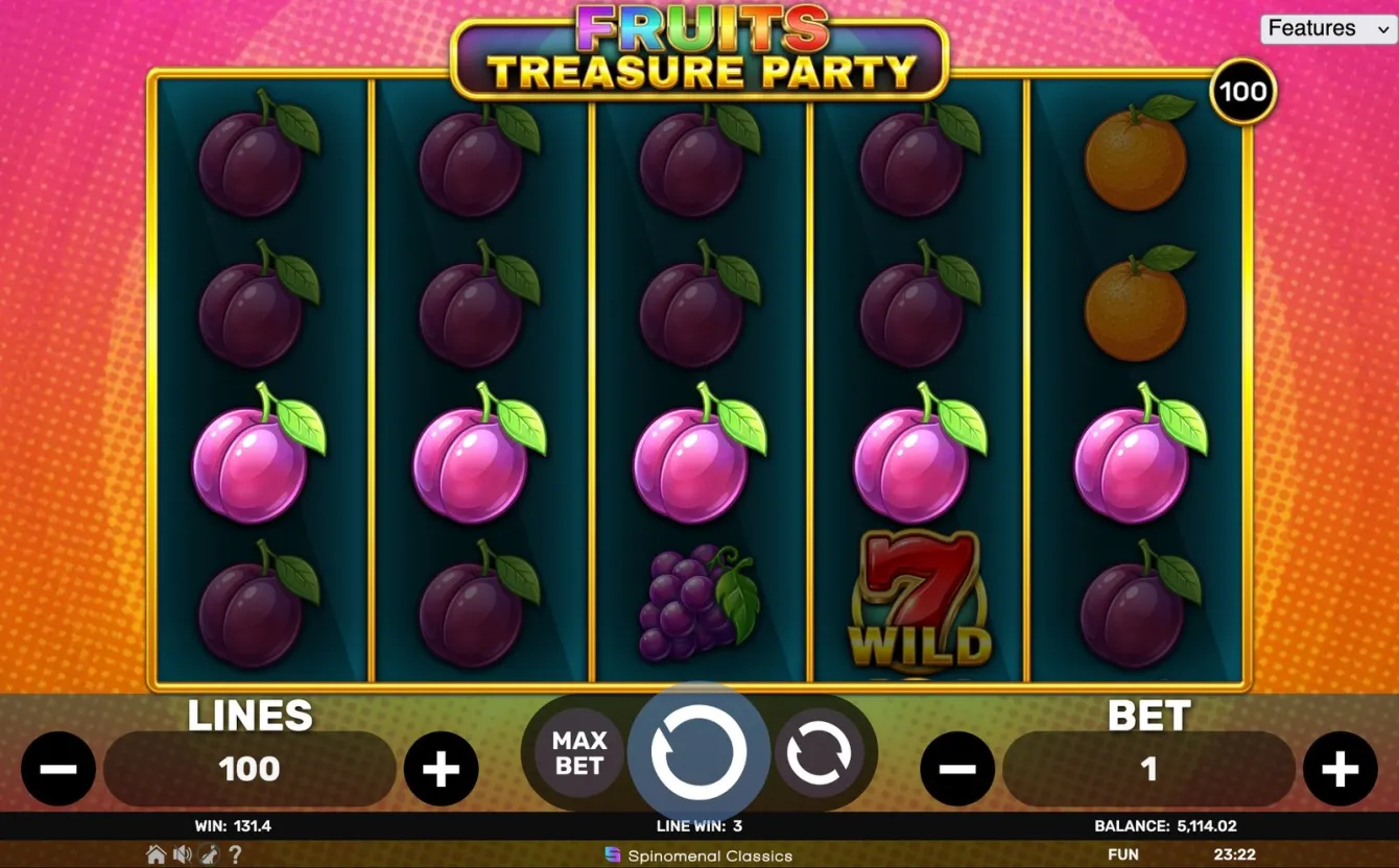 Fruits Treasure Party Slot