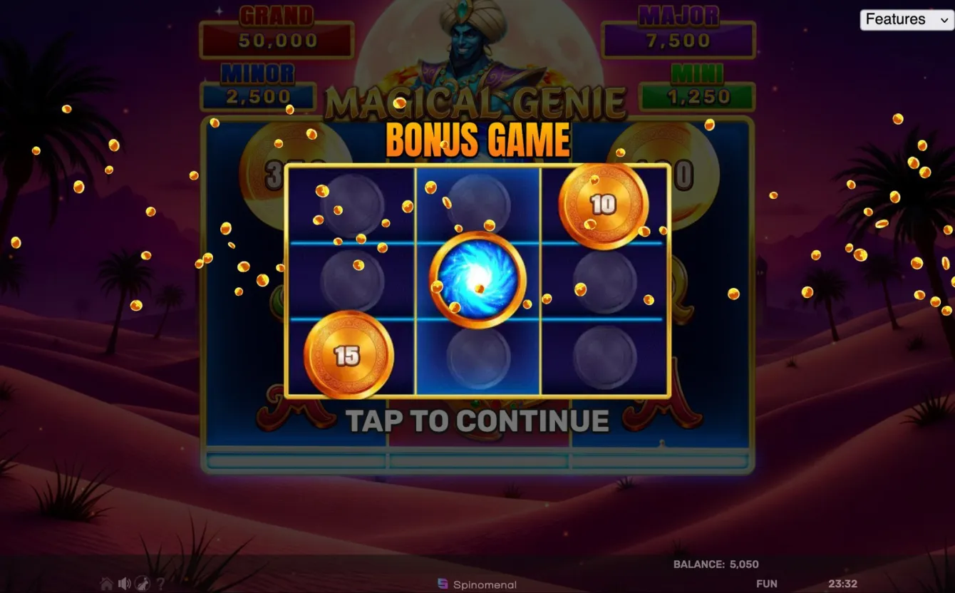 Magical Genie - Hold &amp; Hit 3x3 Slot