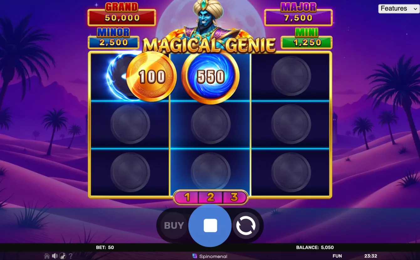 Magical Genie - Hold &amp; Hit 3x3 Slot