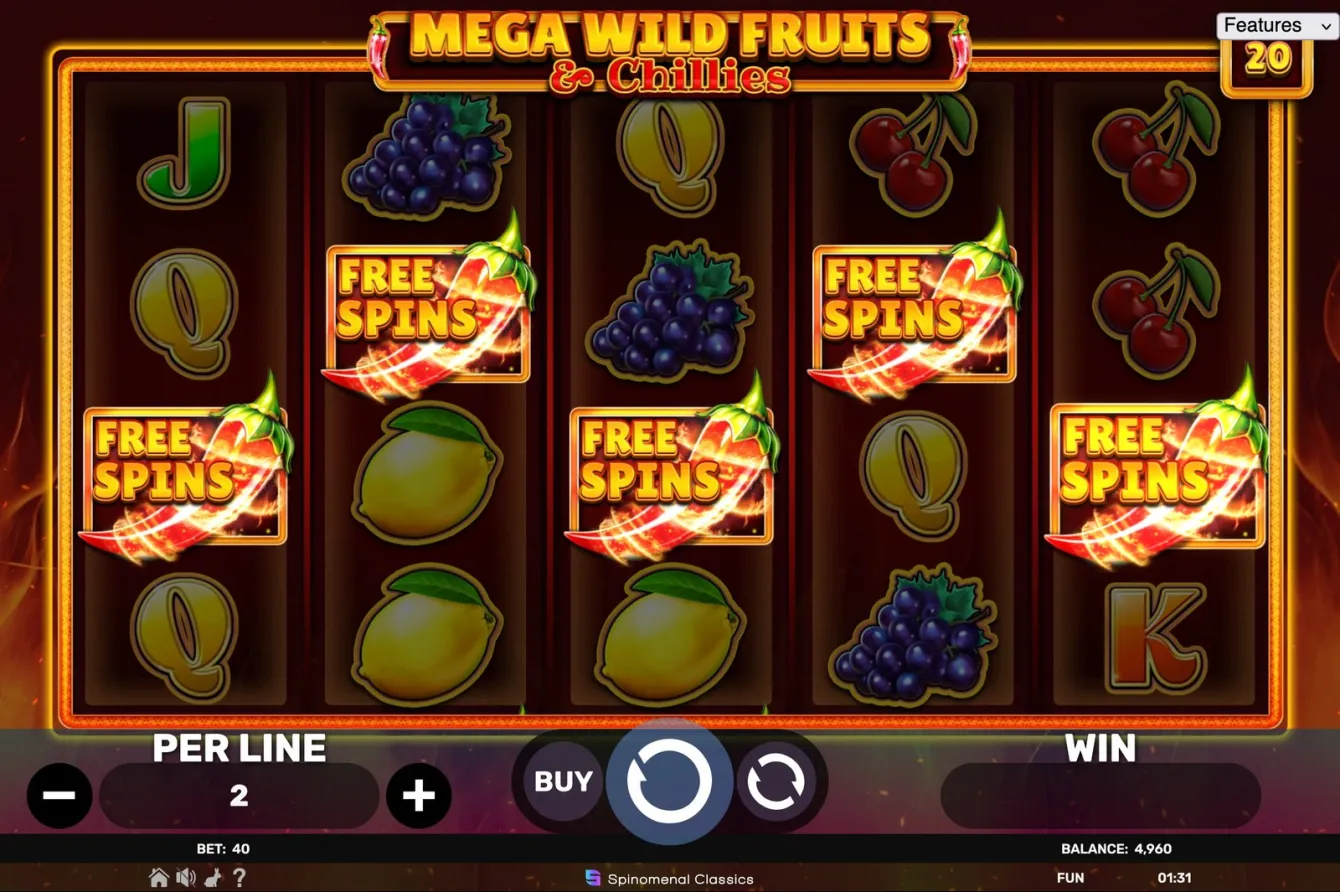 Mega Wild Fruits &amp; Chillies Slot