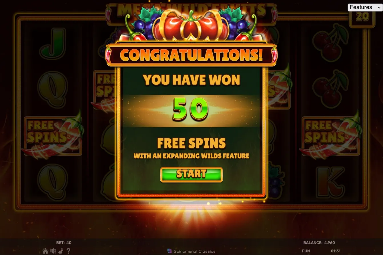 Mega Wild Fruits &amp; Chillies Slot