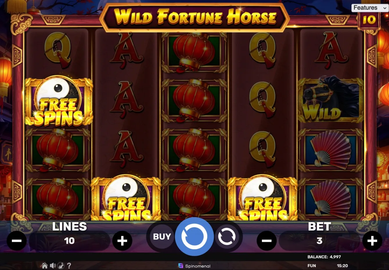 Wild Fortune Horse Slot