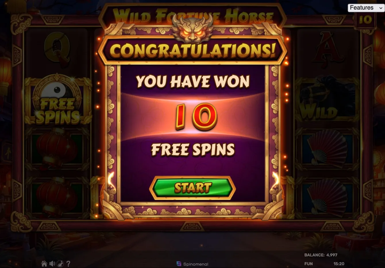 Wild Fortune Horse Slot