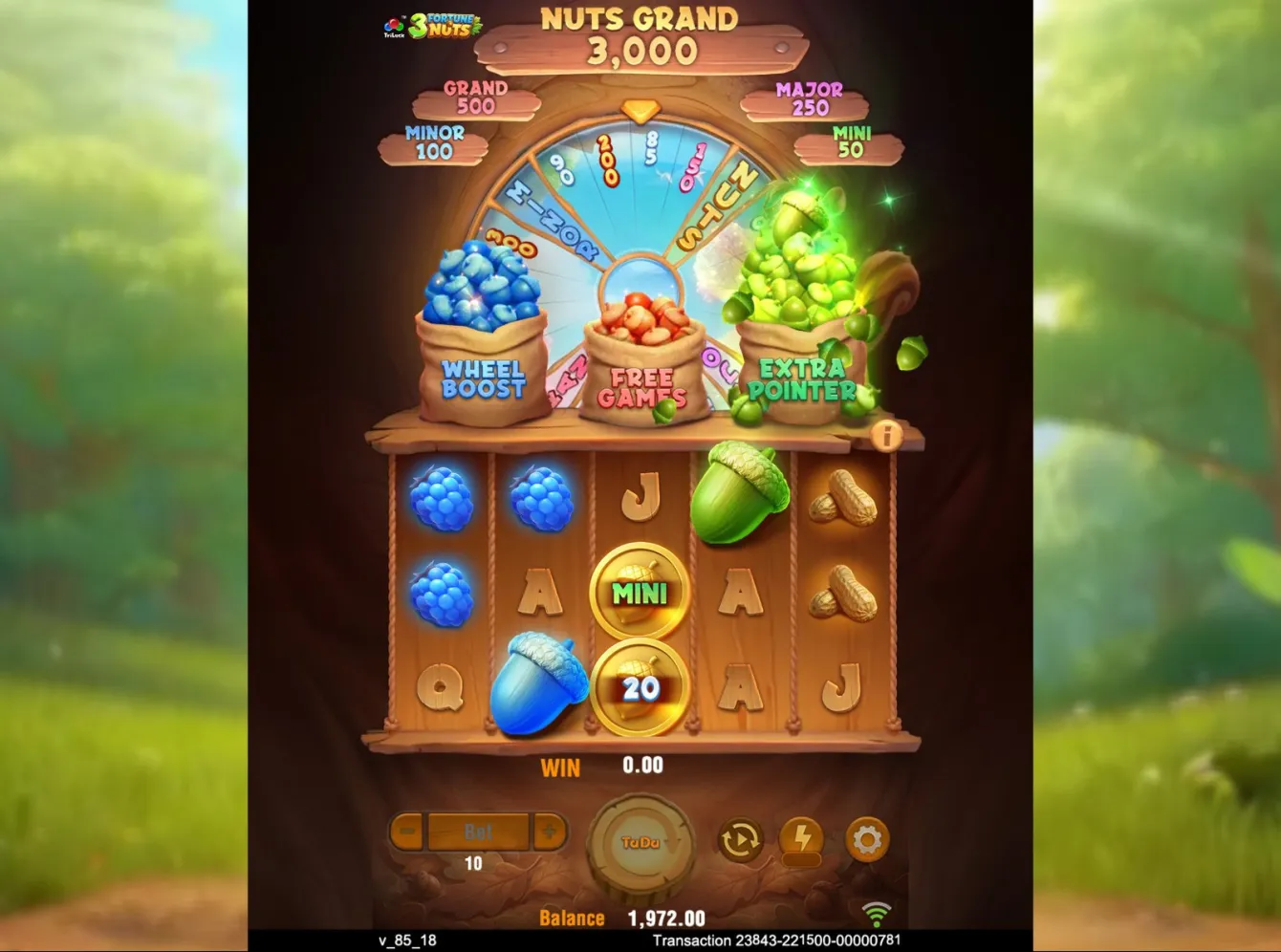 3 Fortune Nuts Slot