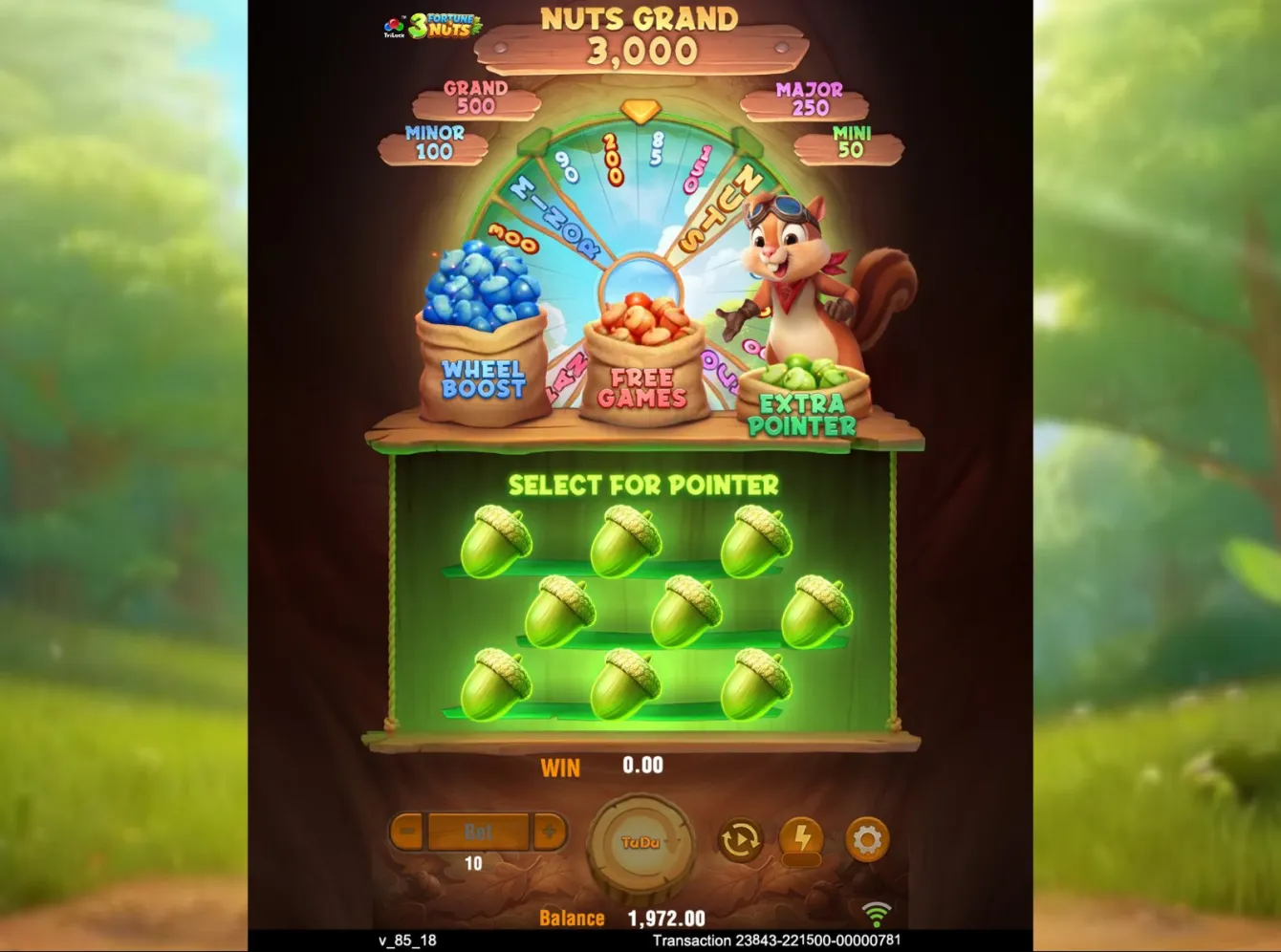 3 Fortune Nuts Slot