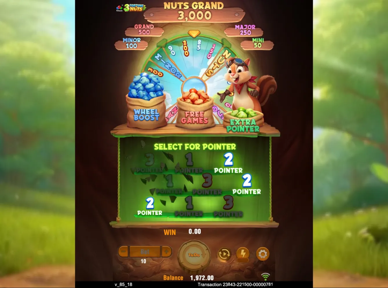 3 Fortune Nuts Slot