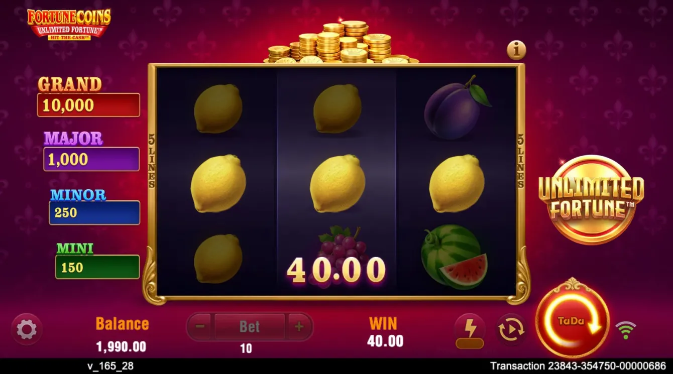 Fortune Coins Unlimited Fortune Slot