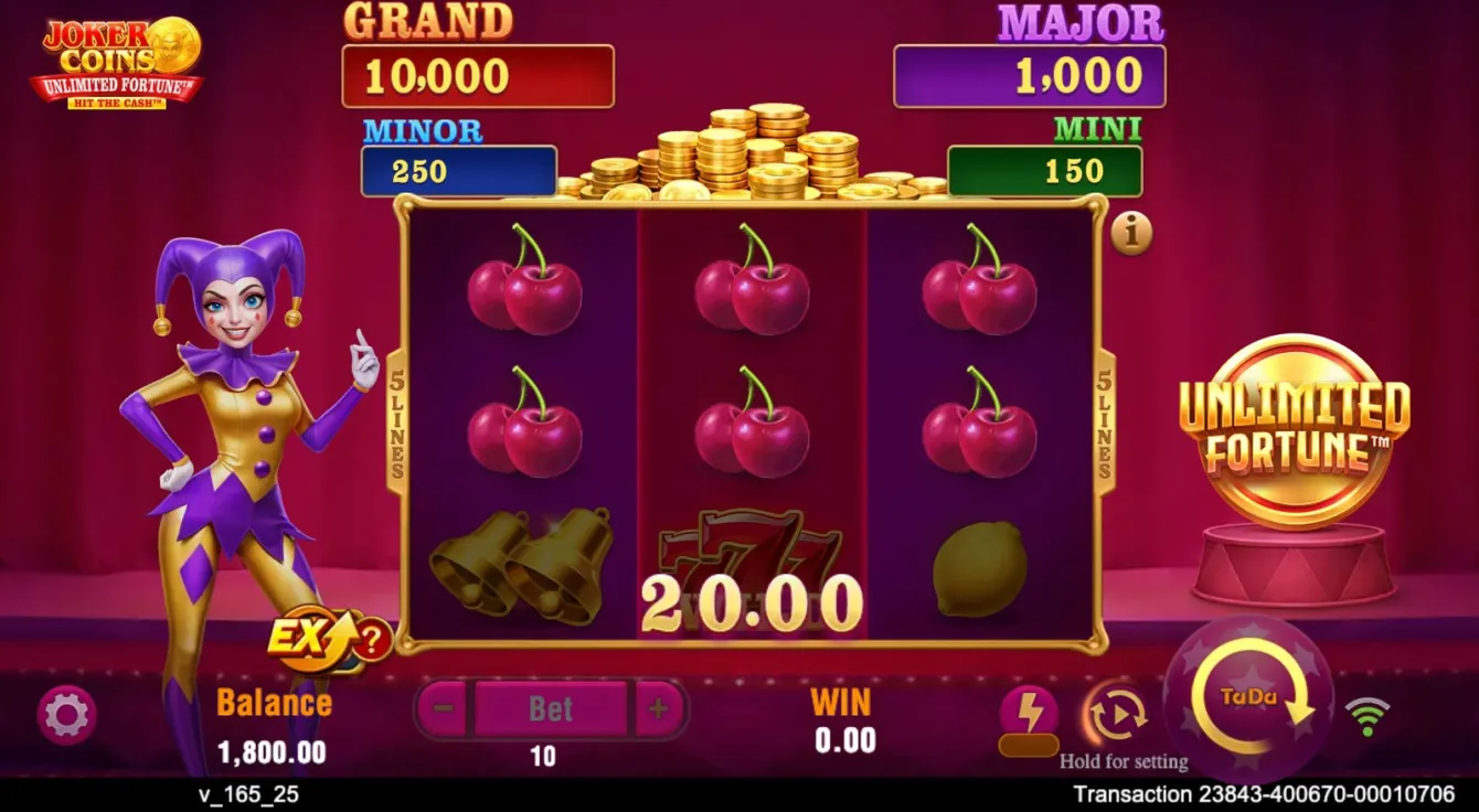 Joker Coins Unlimited Fortune Slot