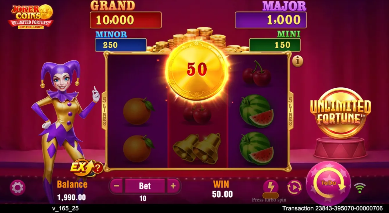 Joker Coins Unlimited Fortune Slot