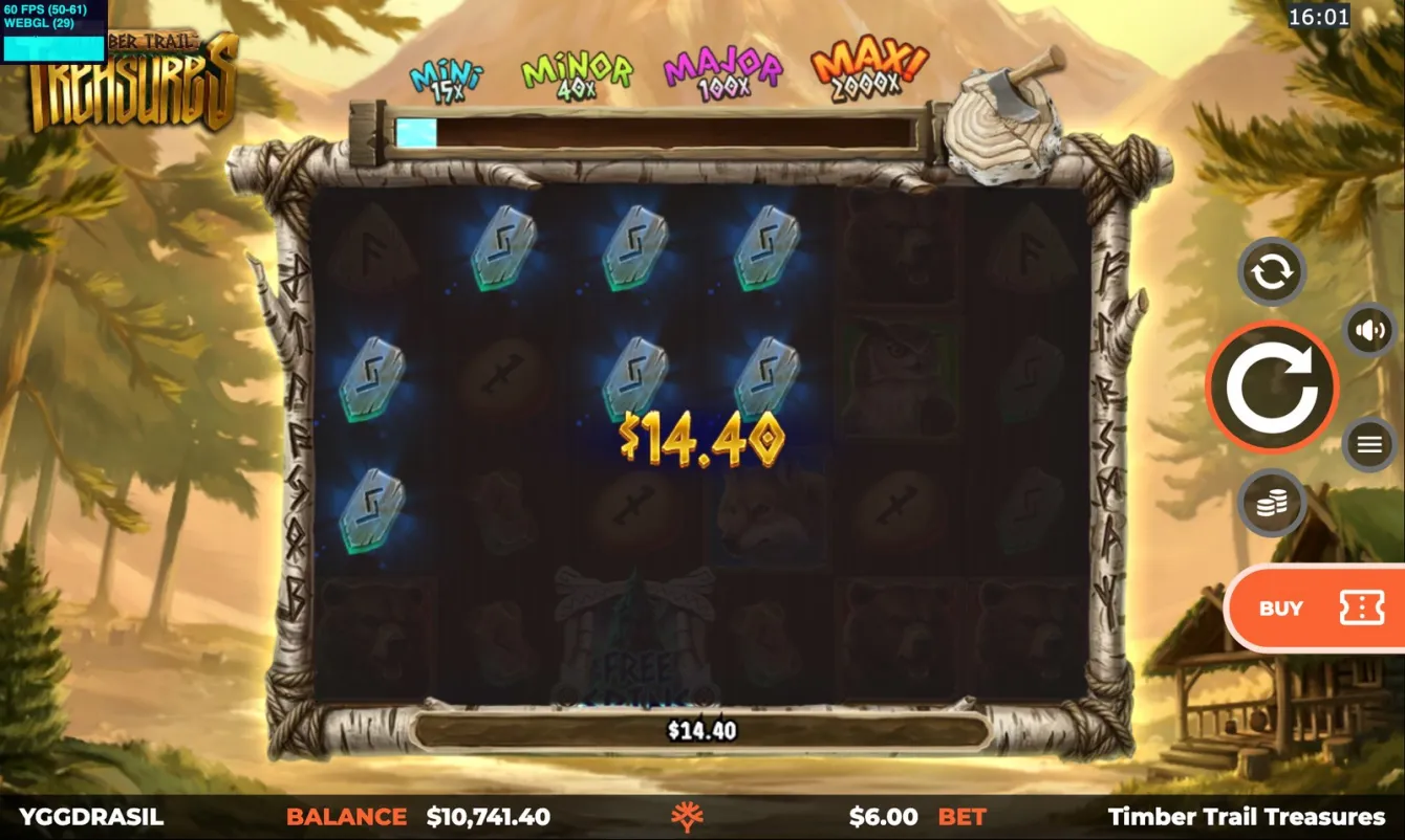 Timber Trail Treasures Slot