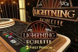 First Person Lightning Roulette slot demo by Evolution