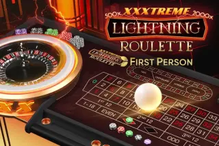 First Person XXXtreme Lightning Roulette slot demo by Evolution