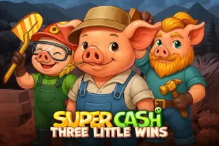 Super Cash: Three Little Wins slot demo by OctoPlay