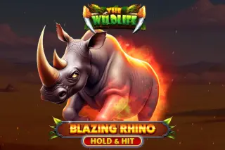 Blazing Rhino Hold & Hit slot demo by Spinomenal