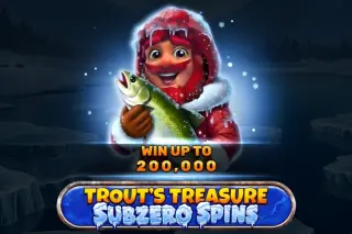 Trout's Treasure Subzero Spins slot demo by Spinomenal